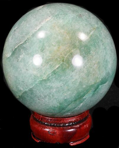 Aventurine (Green Quartz) Sphere - Glimmering #32141